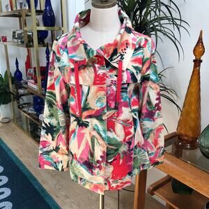 Multicolored Lightweight Jacket by Jockey , Size SM